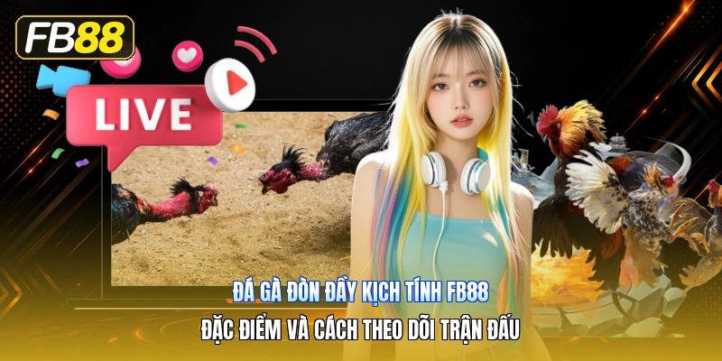 Đá Gà Đòn Đầy Kịch Tính FB88 – Đặc Điểm Và Cách Theo Dõi Trận Đấu